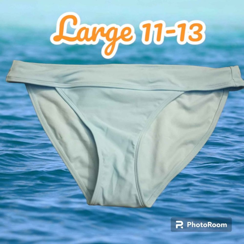 NEW- Women's Juniors Bikini Swim Bottom size Large 11-13